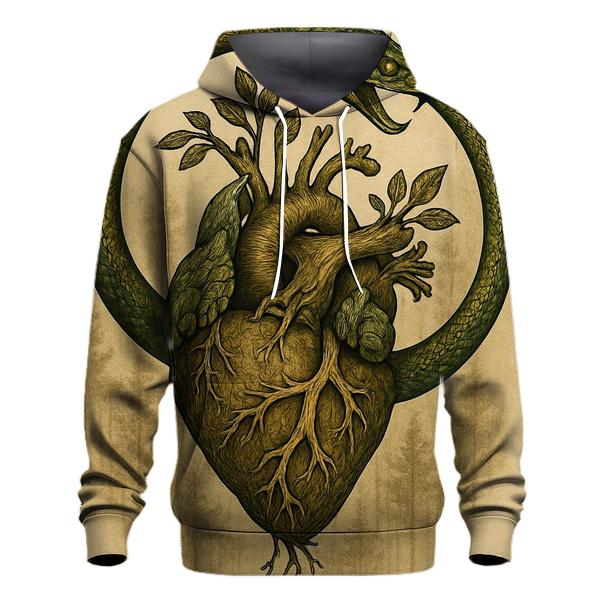 Forest Heart Ouroboros custom hoodies