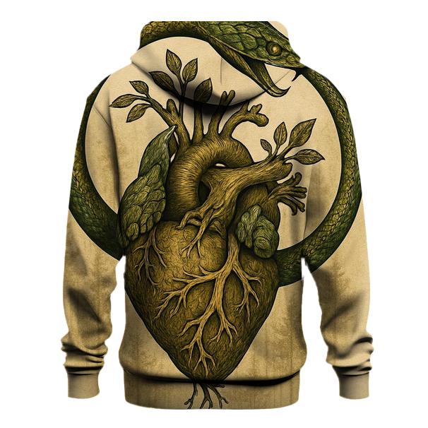 Forest Heart Ouroboros custom hoodies
