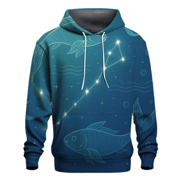 Pisces Dream Tide Constellation custom hoodies