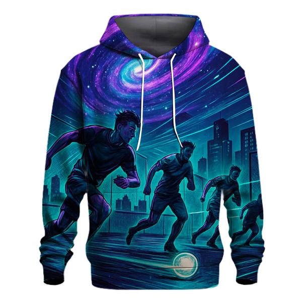 Cosmic Street Soccer Clash printed hoodies