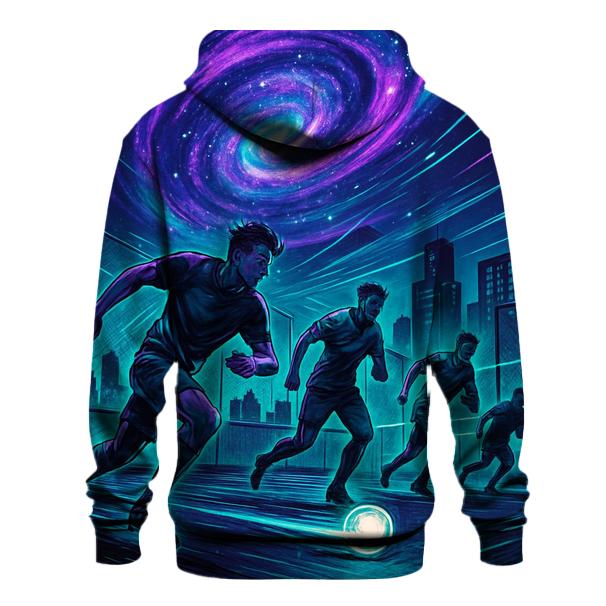 Cosmic Street Soccer Clash printed hoodies
