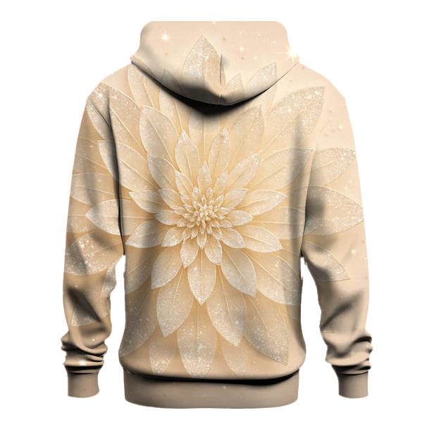 Champagne Crystal Bloom graphic hoodies