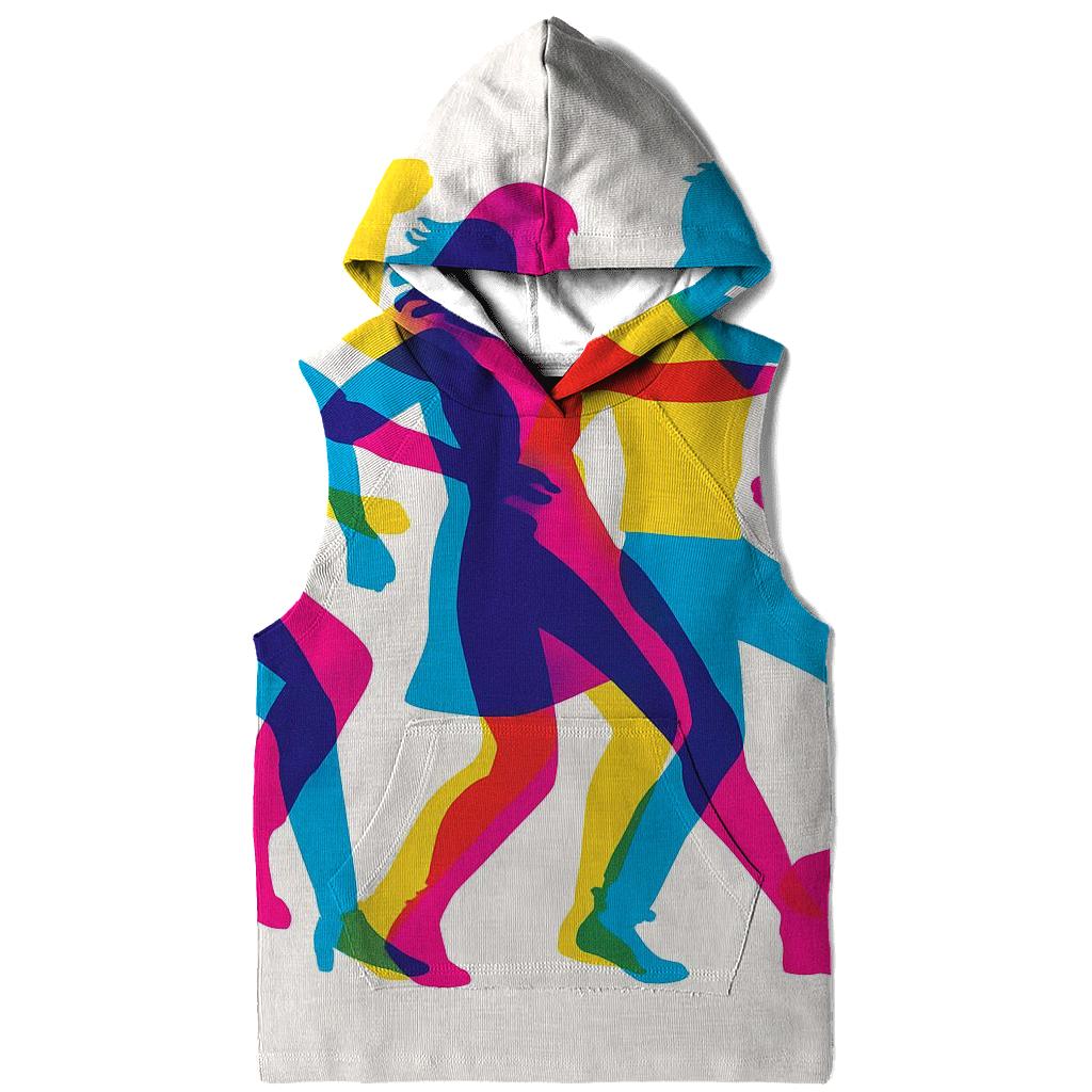 Chromatic Shadow Dancers printed hoodies