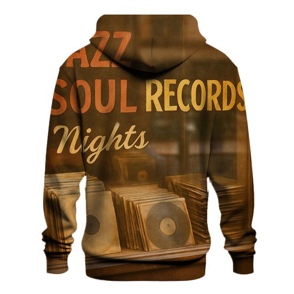 Vintage Record Store Window Display pullover hoodies
