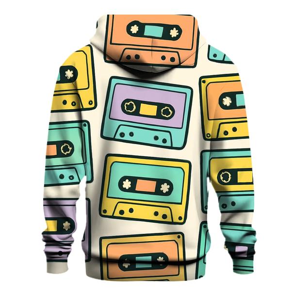 Cassette Mixtape Mosaic premium hoodies
