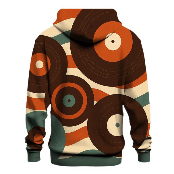 Retro Record Waves hoodie trends
