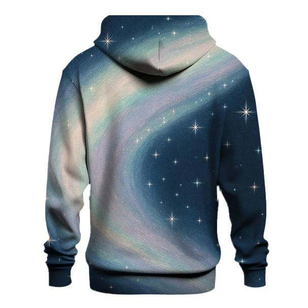 Midnight Aurora Shimmer zip-up hoodies