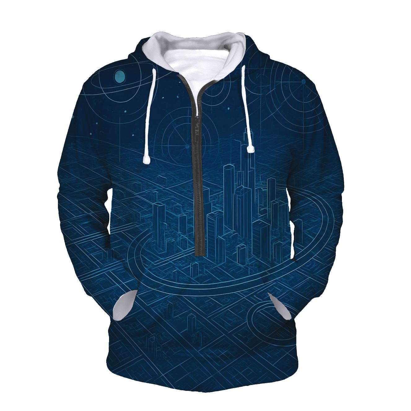 Celestial Blueprint City hoodie trends