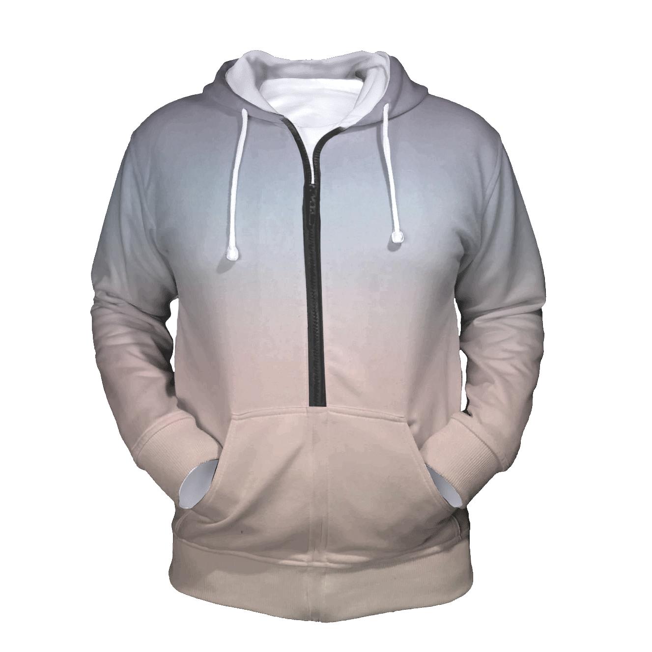 Frosted Dawn Whisper zip-up hoodies