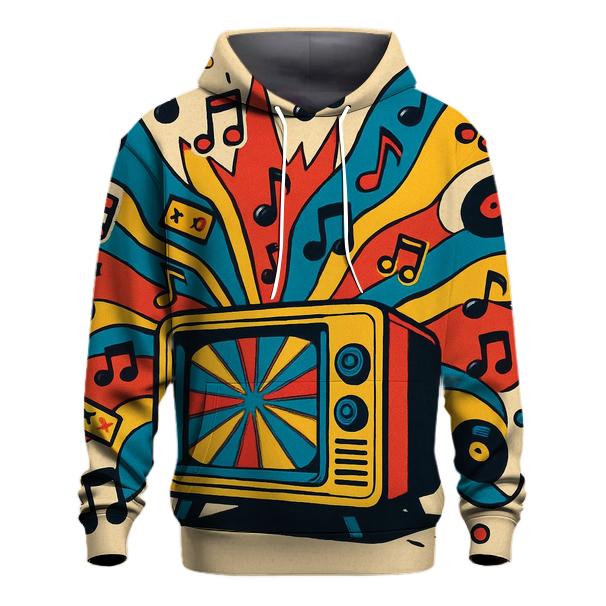 Retro TV Music Portal heavyweight hoodies