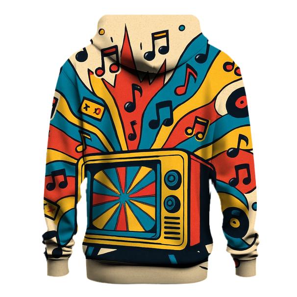 Retro TV Music Portal heavyweight hoodies