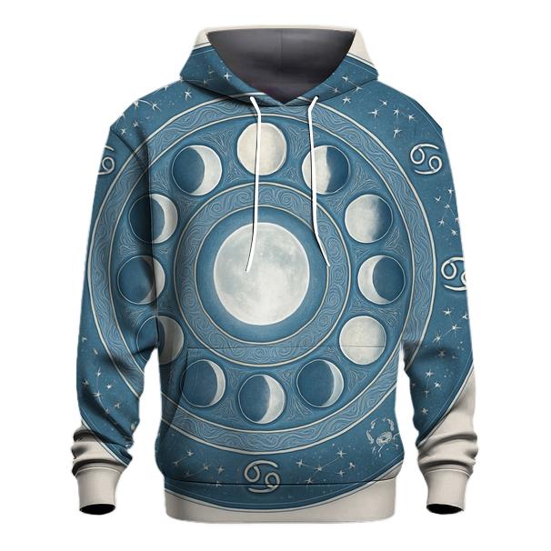 Cancer Lunar Tides Mandala custom hoodies