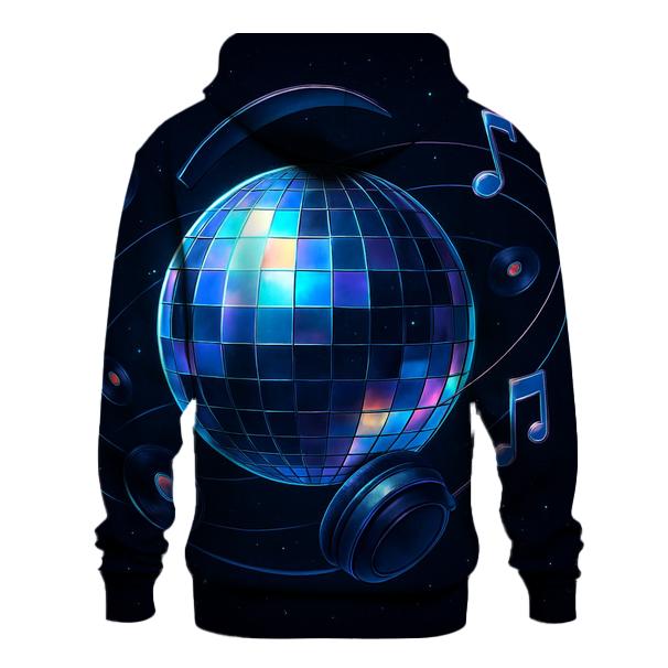 Holographic Disco Orbit hoodies fashion