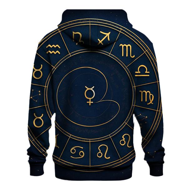 Zodiac Wheel Of Retrograde Reflections custom hoodies