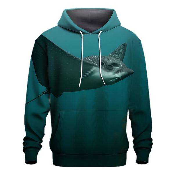 Kelp Forest Glide Spotted Eagle Ray lightweight hoodies