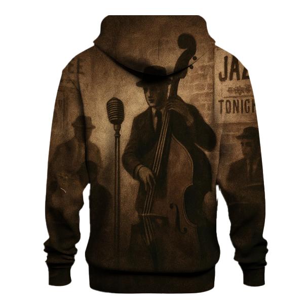 Antique Coffeehouse Jazz Session zip-up hoodies