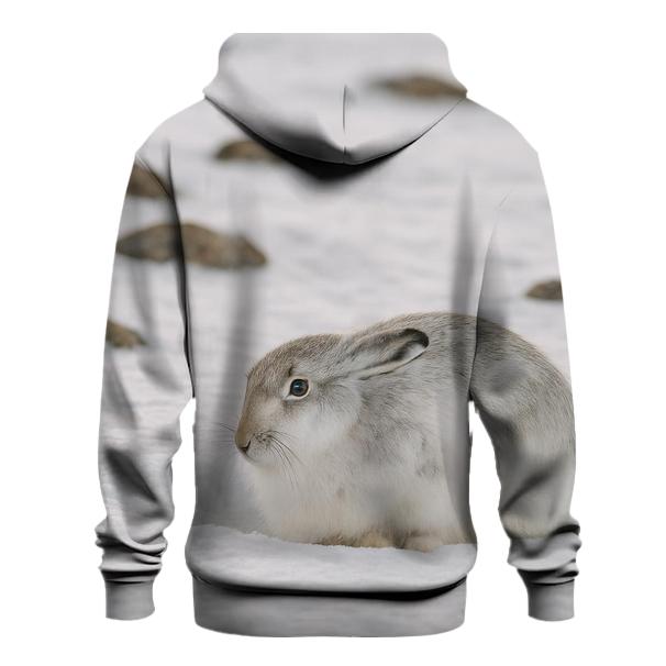 Snowfield Rest Mountain Hare custom hoodies