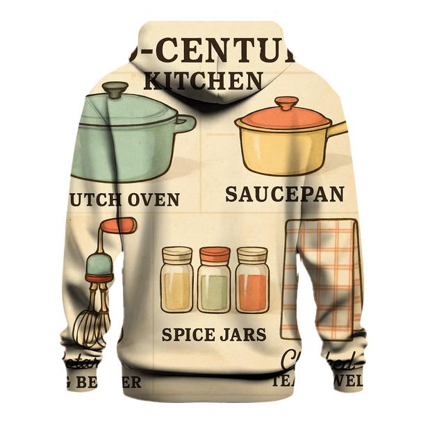 Retro Kitchen Recipe Wall Chart pullover hoodies