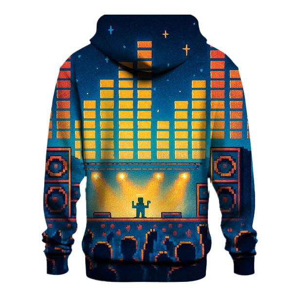 Pixel Stage Arcade Night hoodie styles