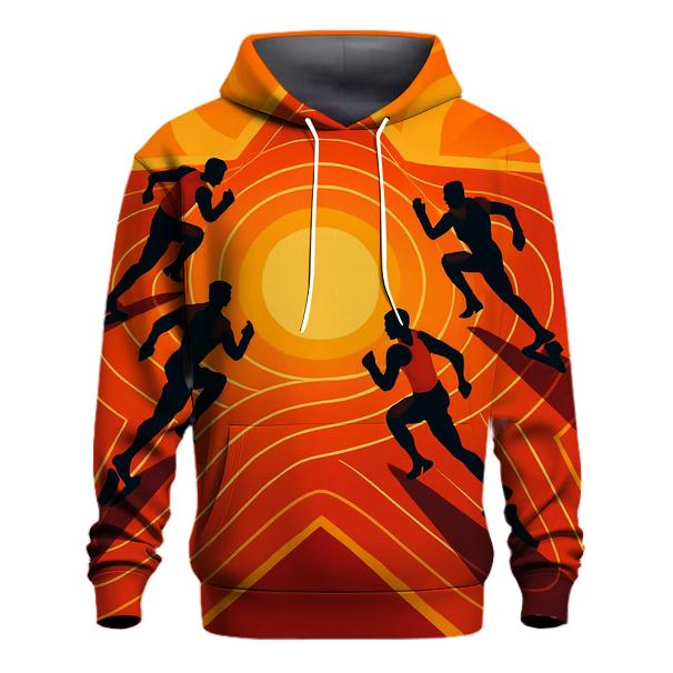 Solar Sprint Track Relay embroidered hoodies