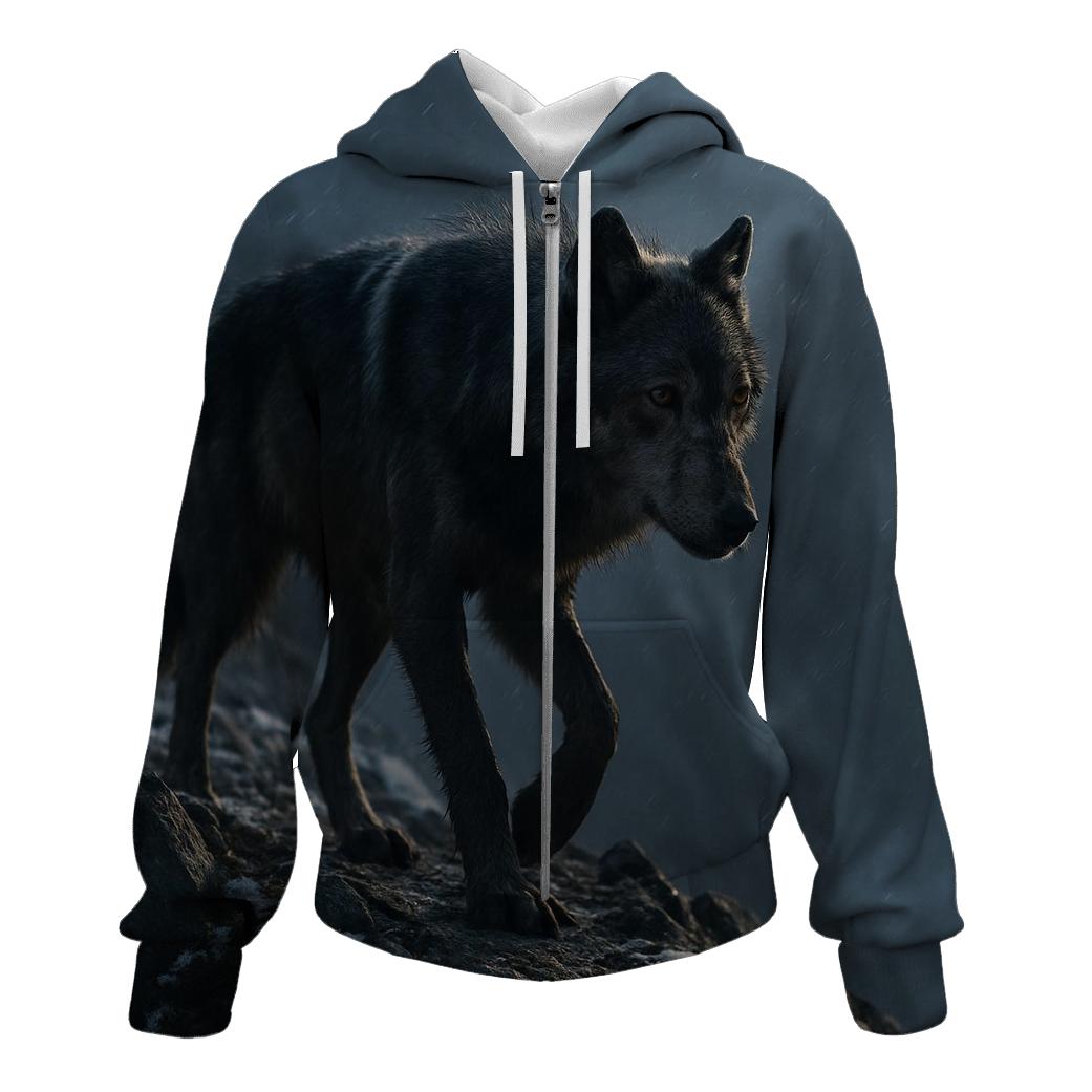 Alpine Storm Lone Wolf Traverse premium hoodies