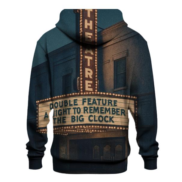 Old Cinema Marquee Twilight pullover hoodies