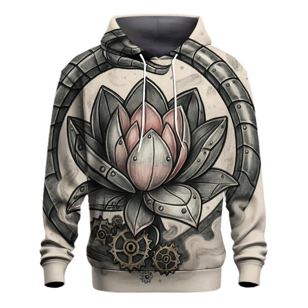 Mechanical Lotus Ouroboros hoodie styles