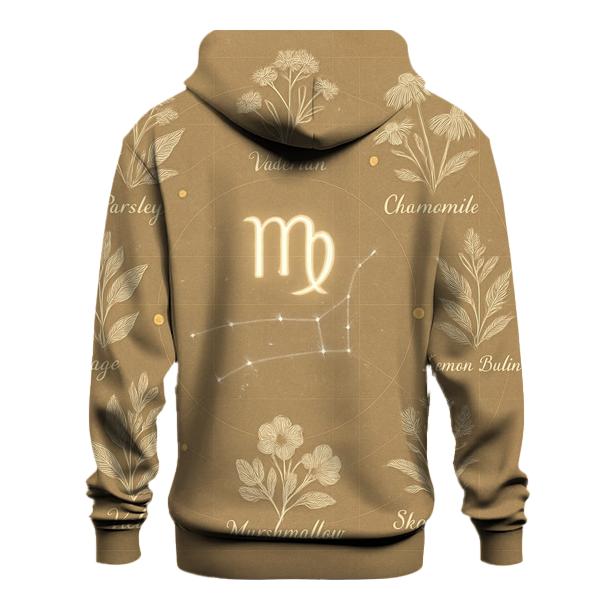 Virgo Celestial Herb Garden Chart designer hoodies