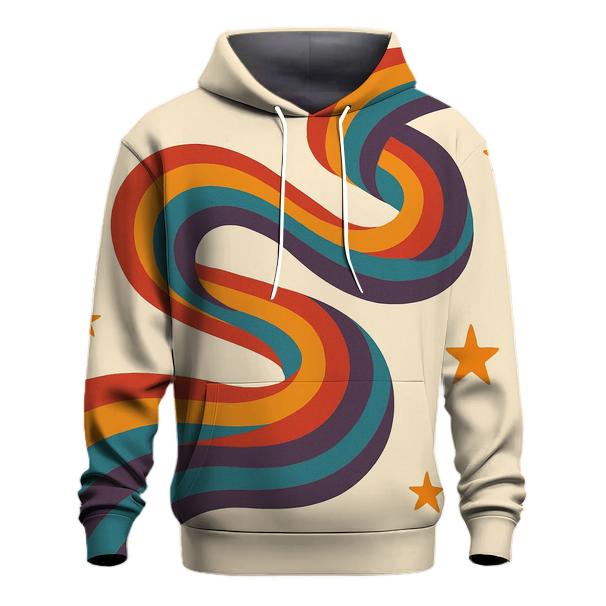 Groovy Rainbow Roadway zip-up hoodies
