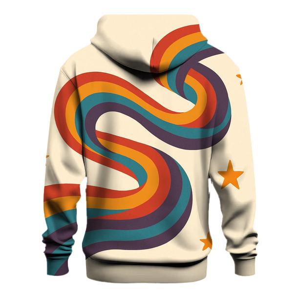Groovy Rainbow Roadway zip-up hoodies