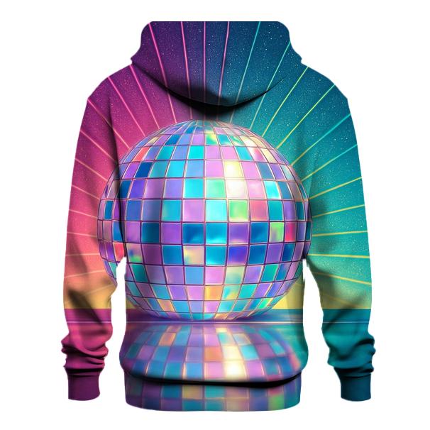 Opalescent Disco Horizon embroidered hoodies