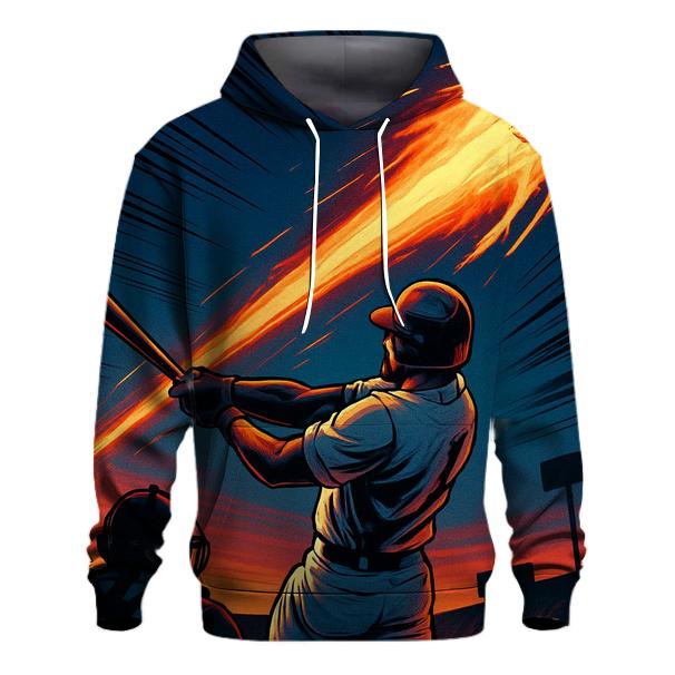 Meteor Strike Baseball Moment embroidered hoodies