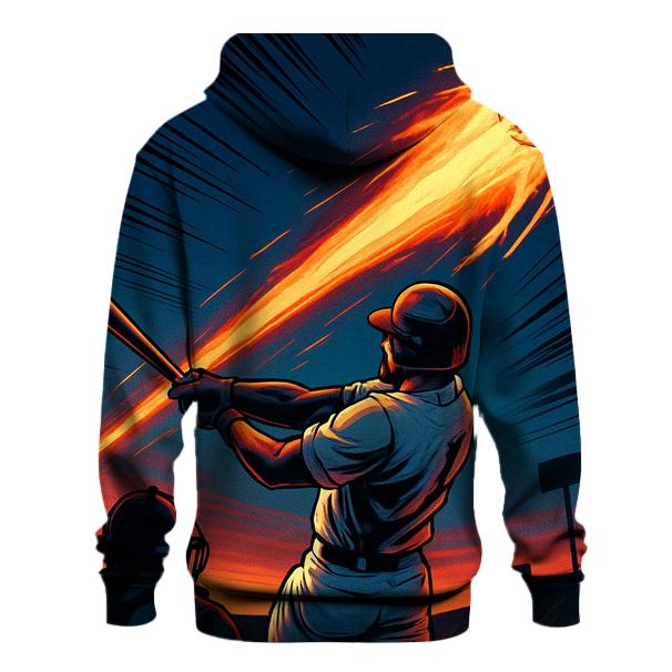 Meteor Strike Baseball Moment embroidered hoodies