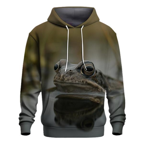 Bog Pool Gaze Common Frog hoodie designs