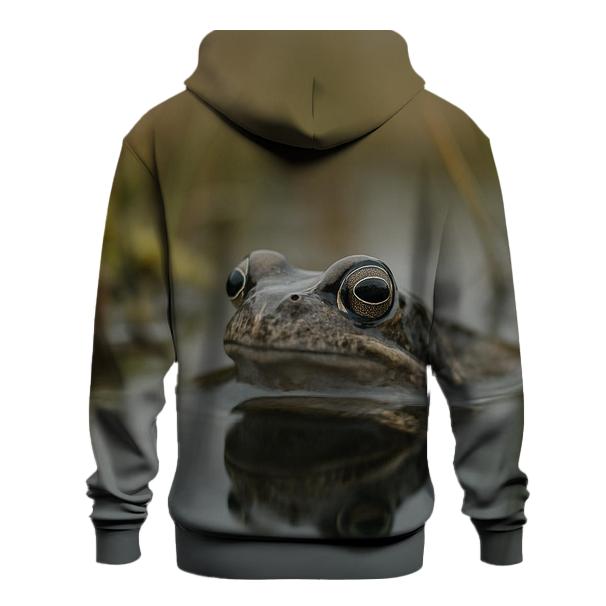 Bog Pool Gaze Common Frog hoodie designs
