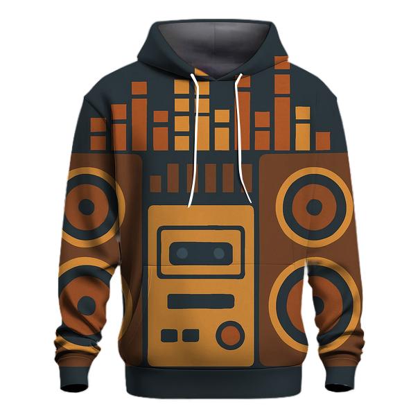 Vintage Stereo Soundscape zip-up hoodies