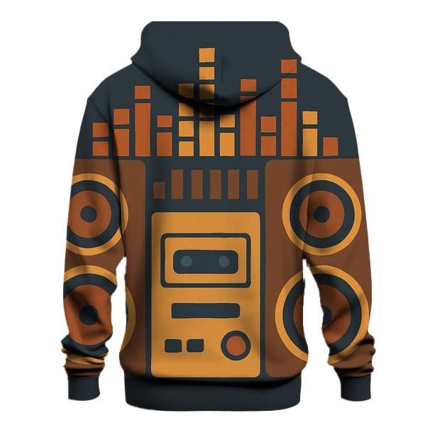 Vintage Stereo Soundscape zip-up hoodies