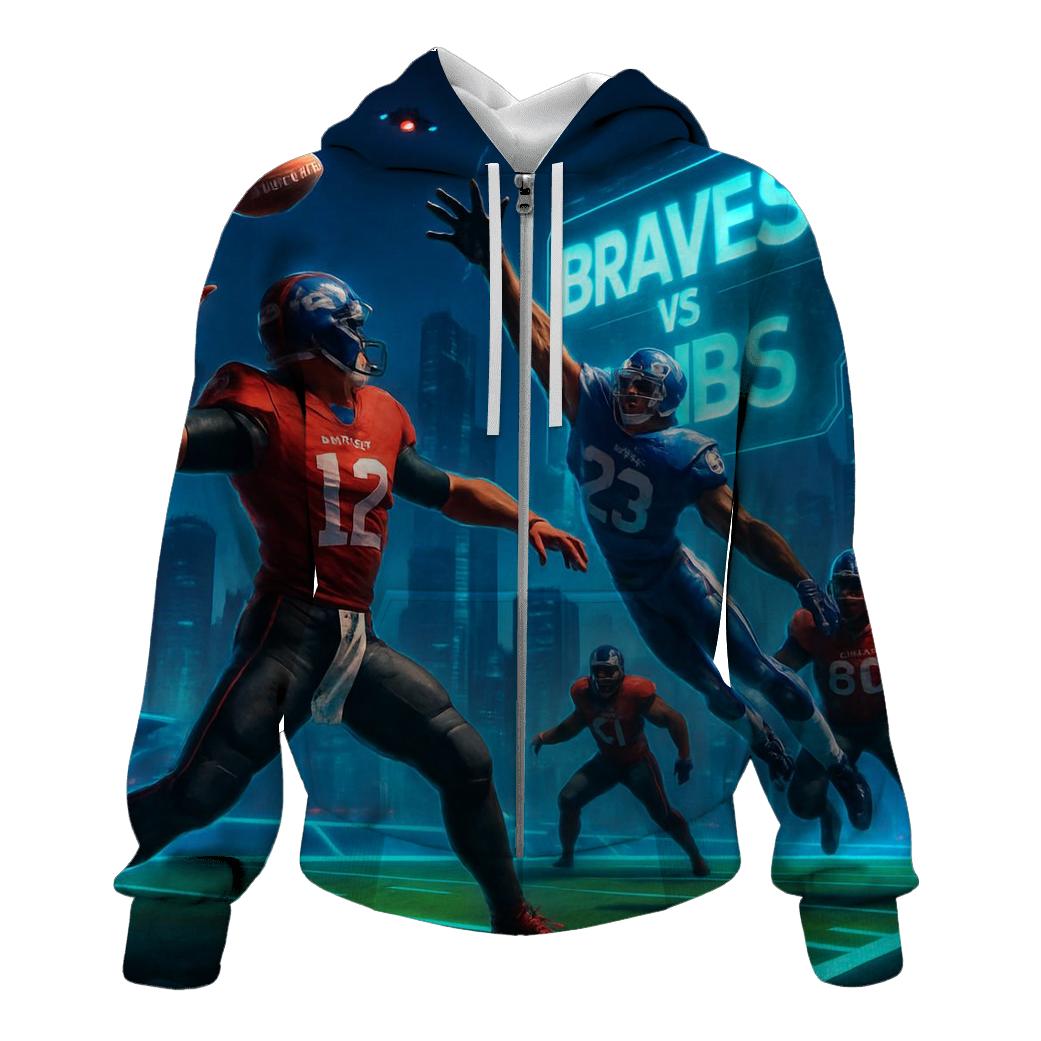 Rooftop City Bowl Braves Vs Cubs graphic hoodies