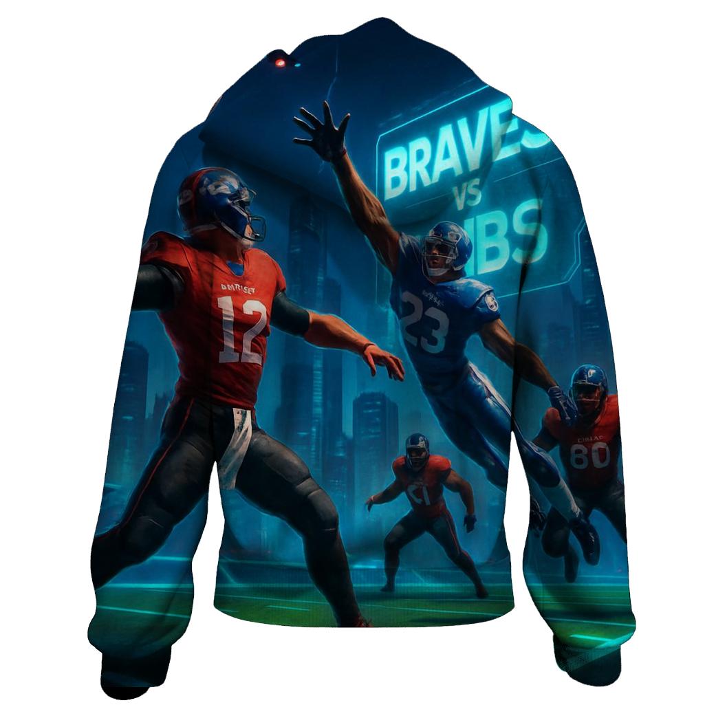 Rooftop City Bowl Braves Vs Cubs graphic hoodies