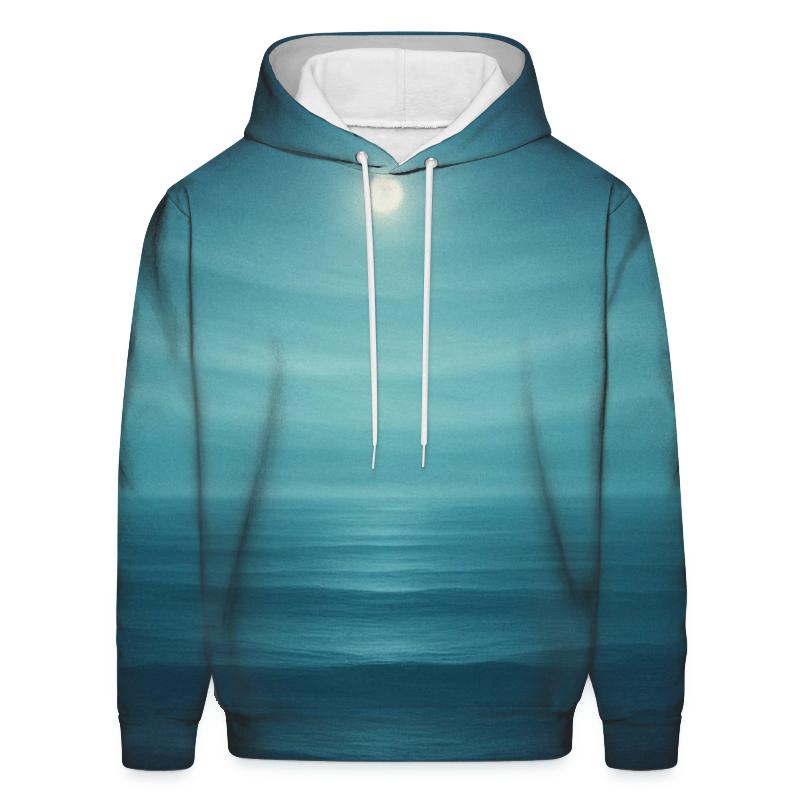 Lunar Tide Bloom printed hoodies