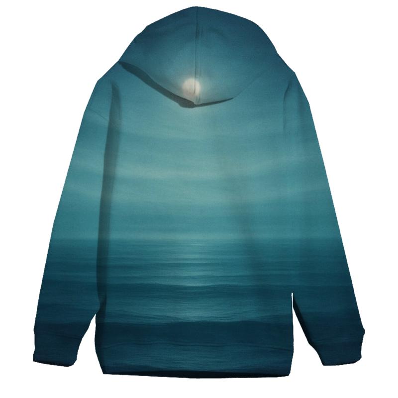 Lunar Tide Bloom printed hoodies