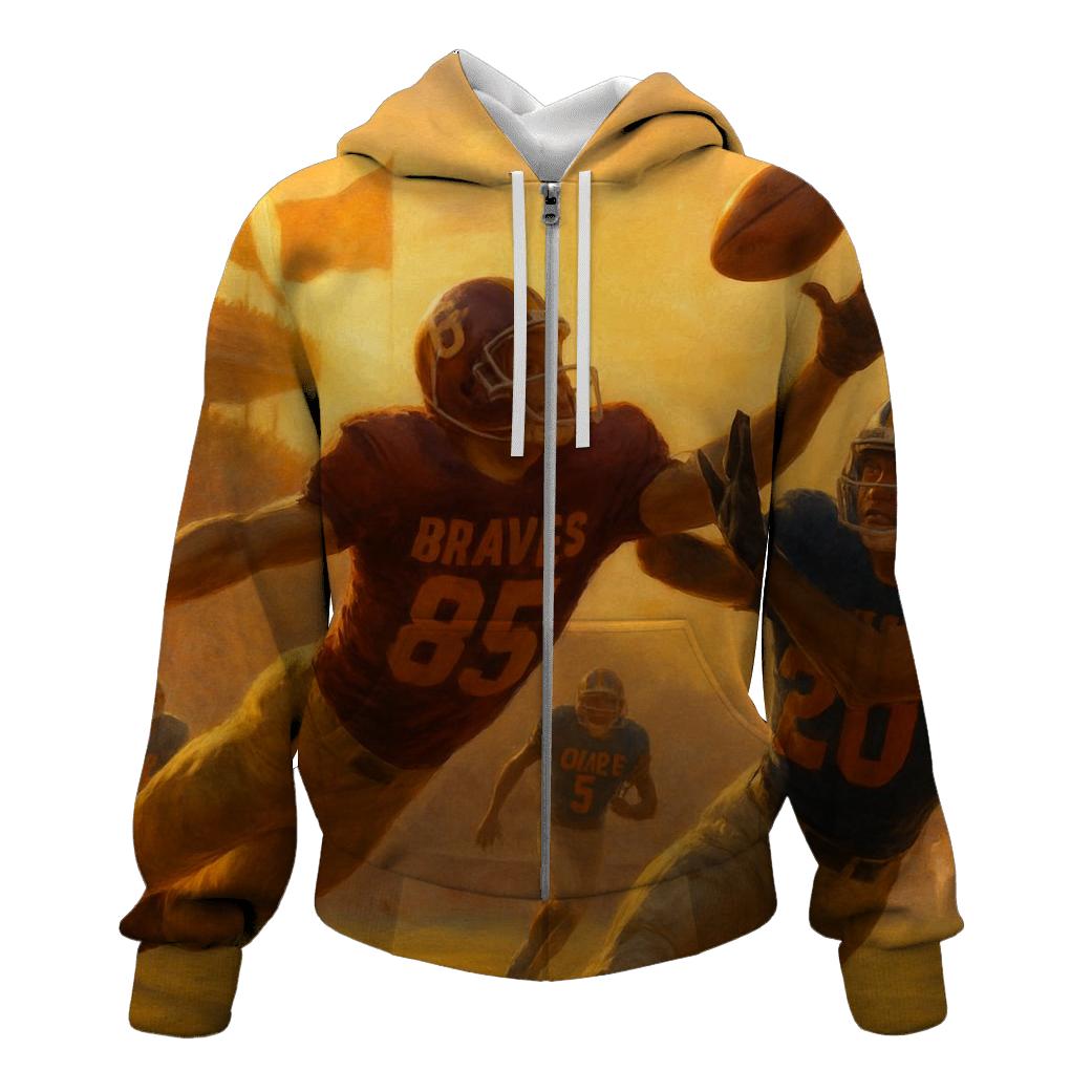 College Rivalry Dawn Scrimmage Braves Vs Cubs printed hoodies