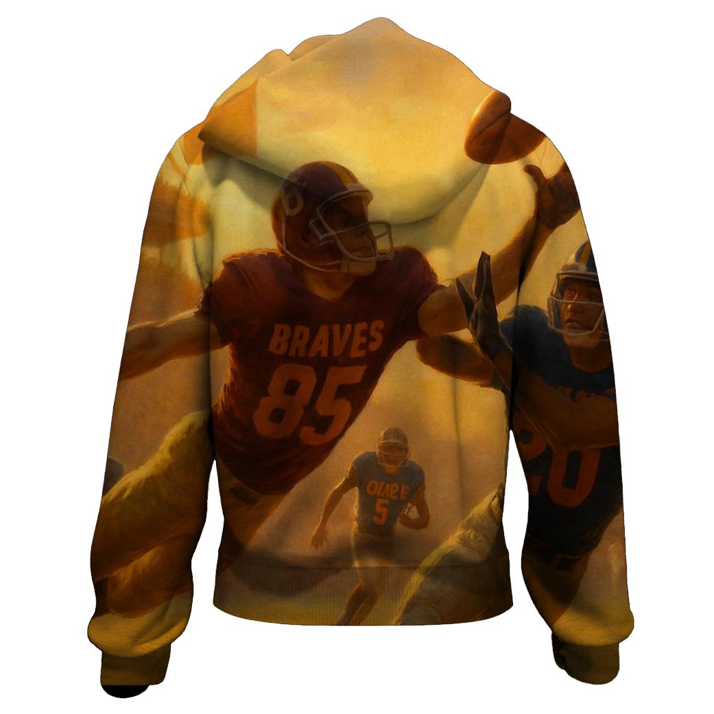 College Rivalry Dawn Scrimmage Braves Vs Cubs printed hoodies