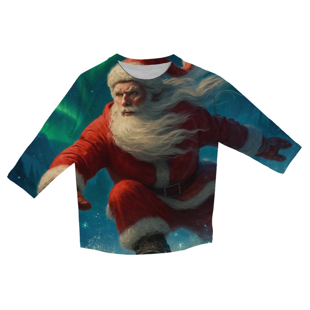Aurora Trailblazer Santa casual three quarter sleeve shirts