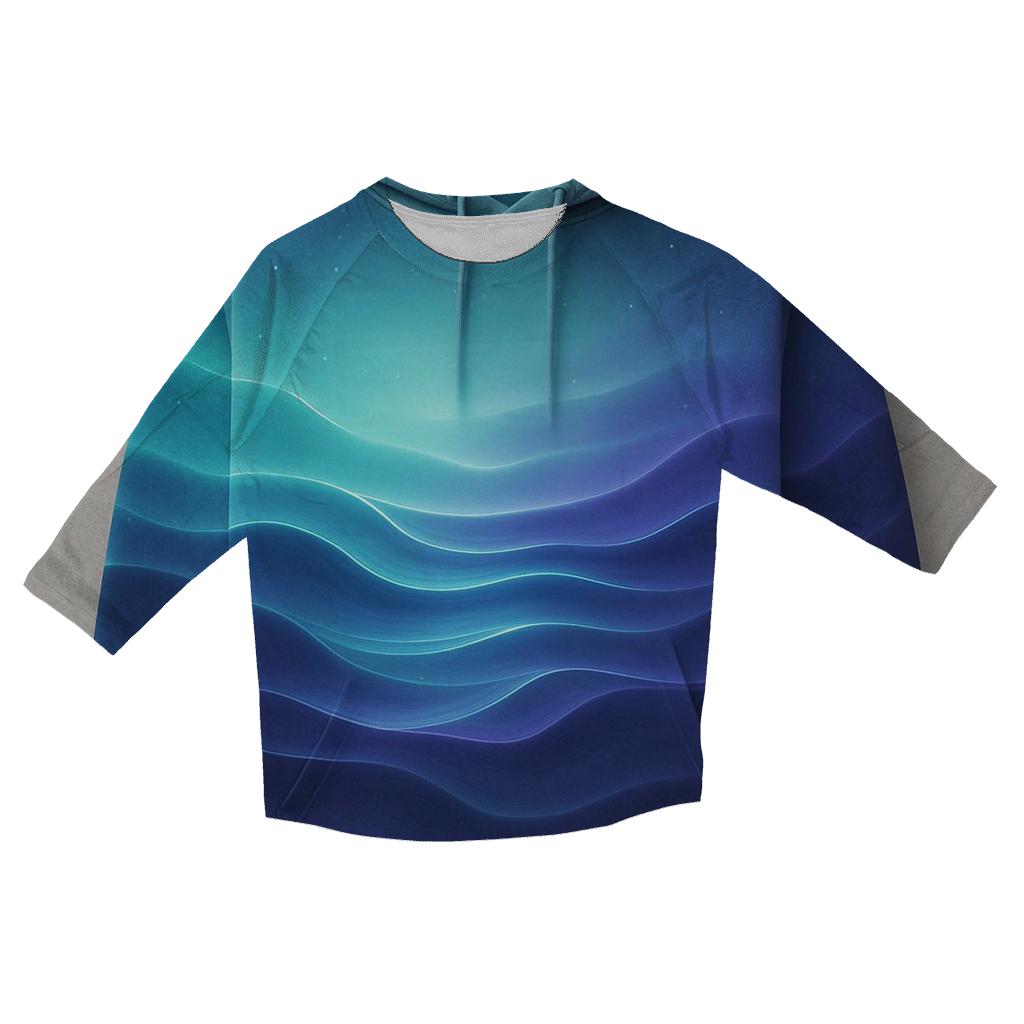 Aurora Tidal Gradient stylish quarter sleeve tops