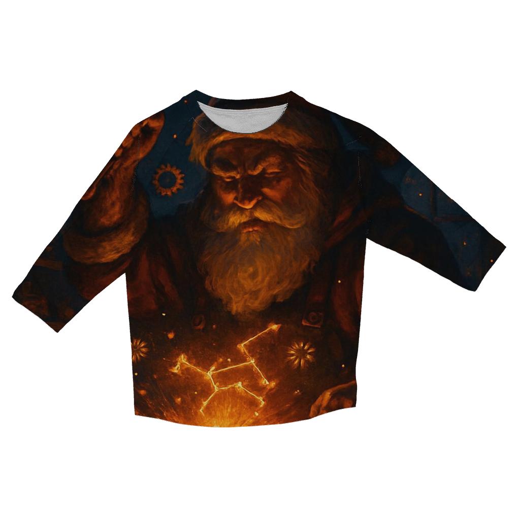 Midnight Workshop Santa Forge personalized 3/4 sleeve tees