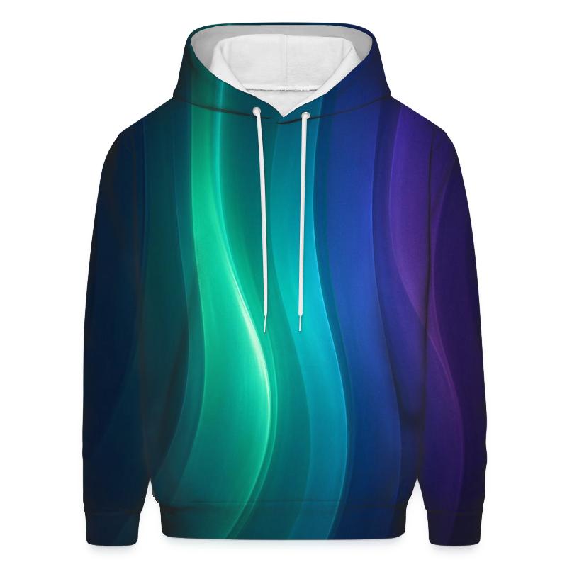 Aurora Glass Waves heavyweight hoodies
