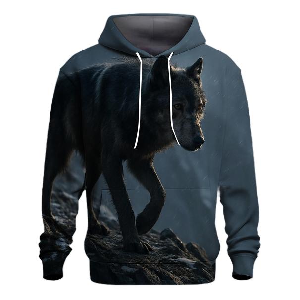 Alpine Storm Lone Wolf Traverse embroidered hoodies