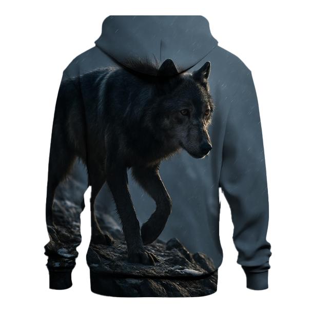 Alpine Storm Lone Wolf Traverse embroidered hoodies