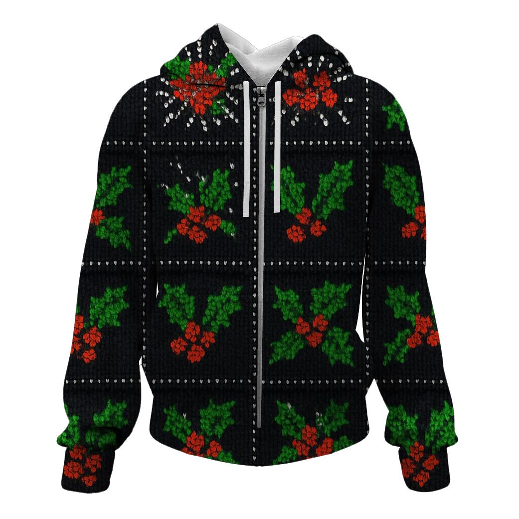 Holly Explosion Checkerboard custom hoodies